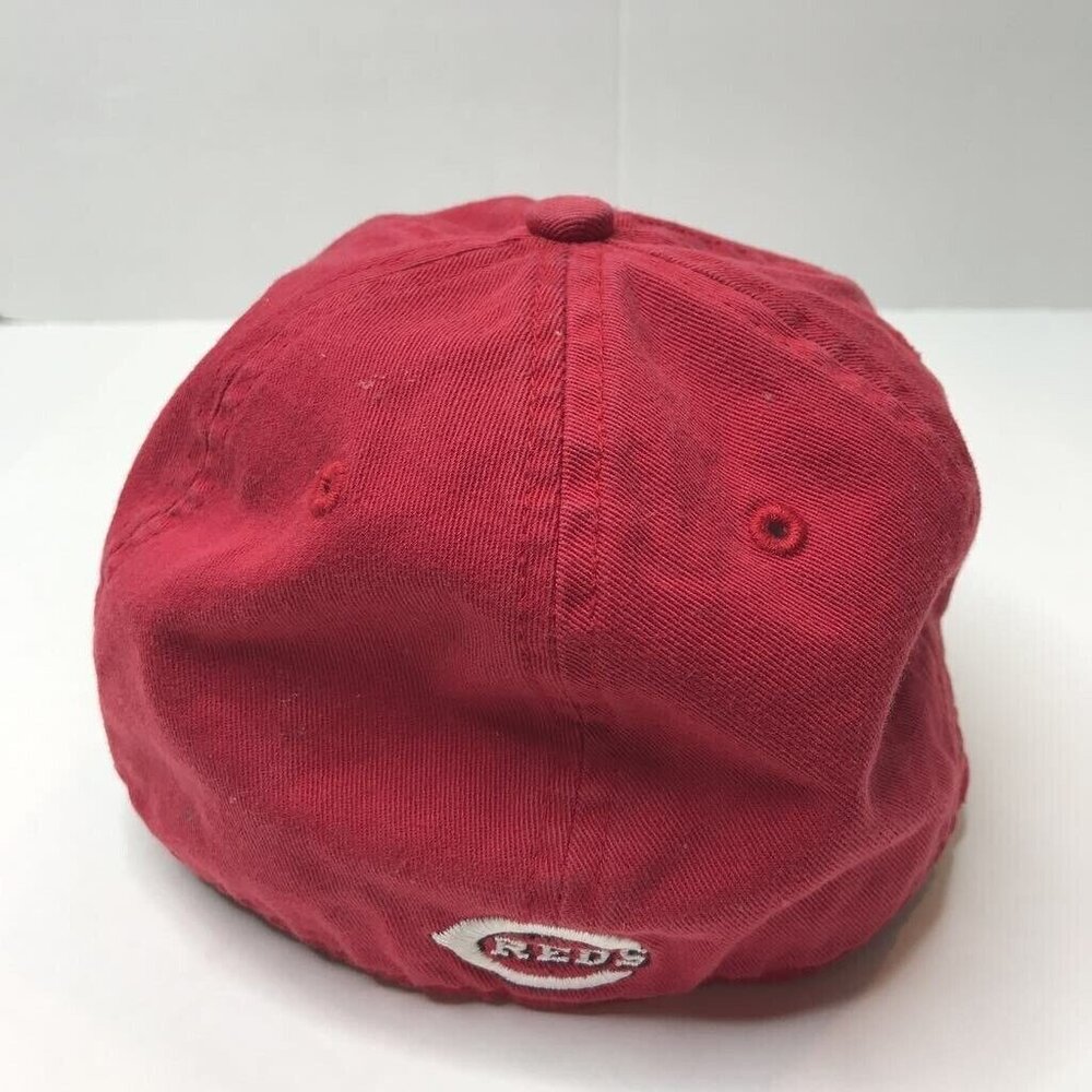 The Franchise Cincinnati Reds Baseball Cap Mens Fitted S Red 6 Panel Logo - Picture 3 of 9